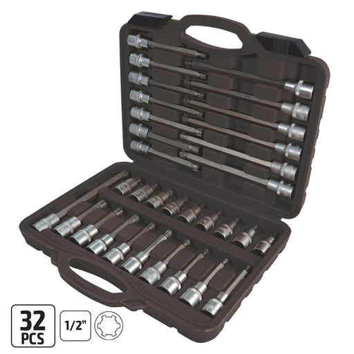 SET DE VASOS PUNTA TORX 32 PIEZAS