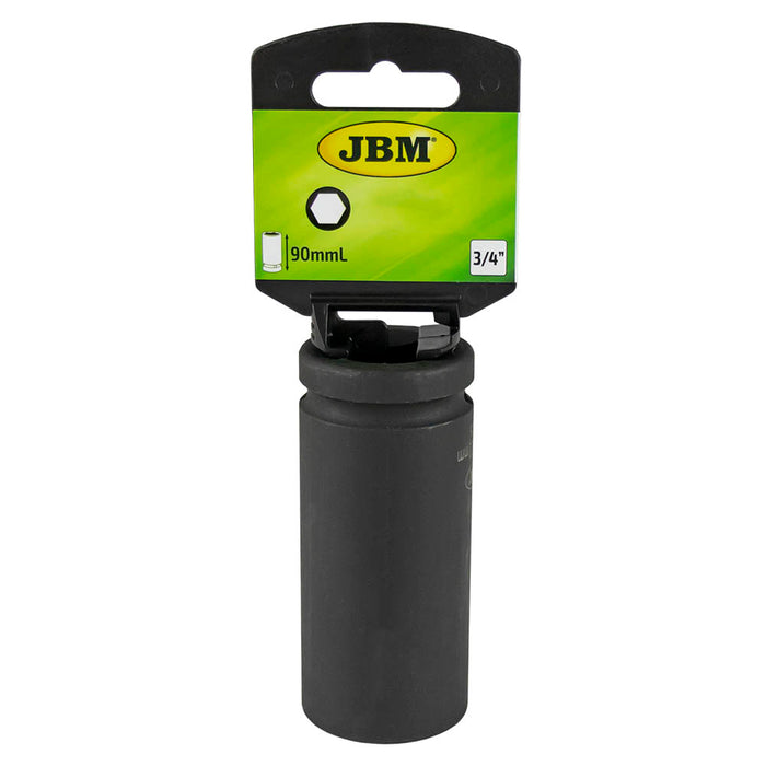 VASO DE IMPACTO LARGO HEX. 3/4" 22MM