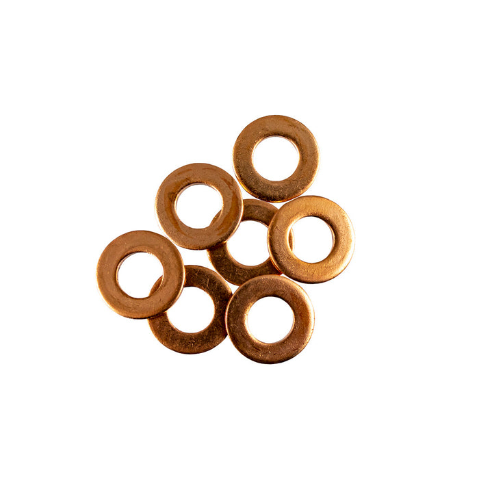 BAG OF 50 COPPER WASHERS FOR INJECTORS (14.6 X 7.5 X 1.3MM)