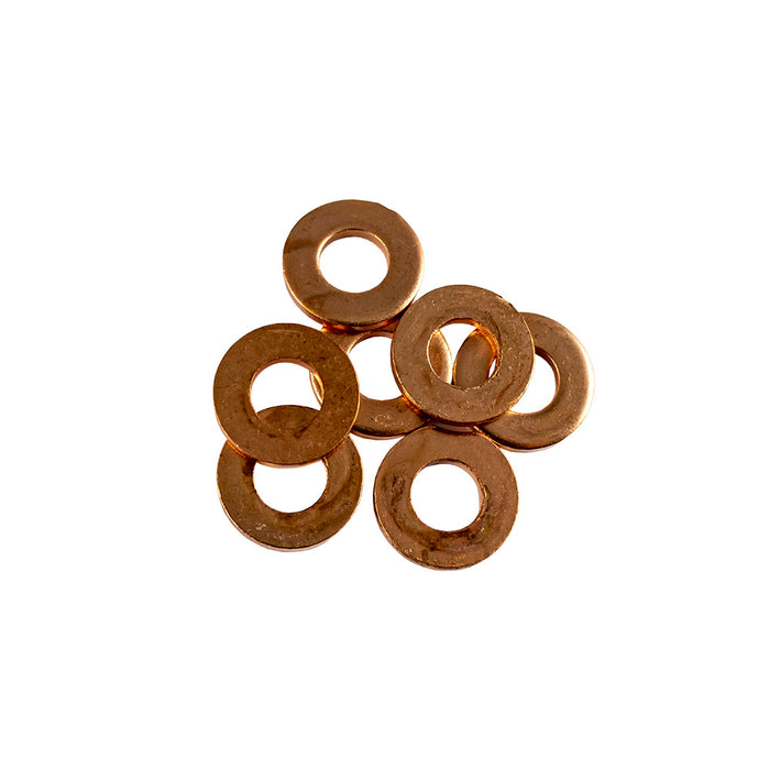 BAG OF 50 COPPER WASHERS FOR INJECTORS (15.5 X 7.5 X 2.0MM)