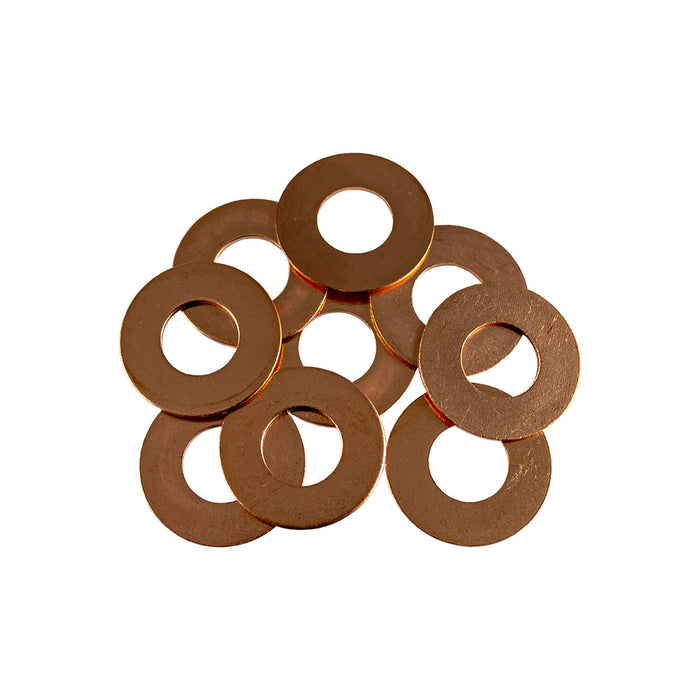BAG OF 50 COPPER WASHERS FOR INJECTORS (20.0 X 9.4 X 0.9MM)