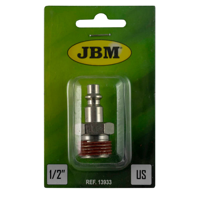 US MALE CONNECTOR - 1/2" MALE THREAD