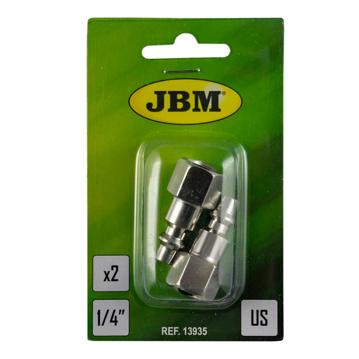 CONECTOR MACHO US - ROSCA HEMBRA 1/4" (2UDS)