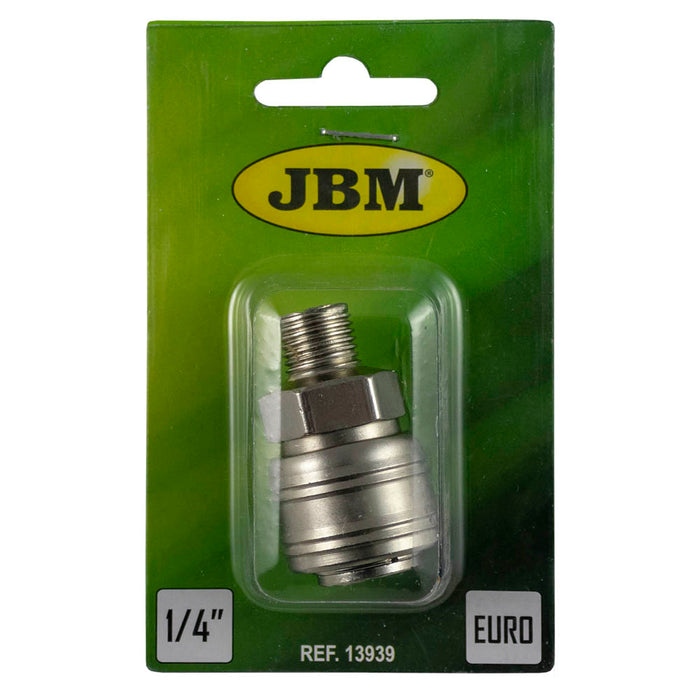 CONECTOR HEMBRA EUR- ROSCA MACHO 1/4"
