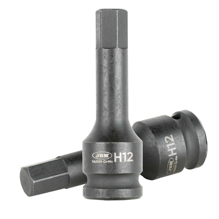PONTEIRA DE IMPACTO HEXAGONAL DE 1/2" 12MM