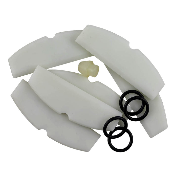 SET DE REPARACIÓN HERRAMIENTA NEUMÁTICA - 52814
El kit incluye:

- 4 juntas tóricas
- 6 palas de rotación
- 1 junta tórica
- 6 válvulas reguladoras