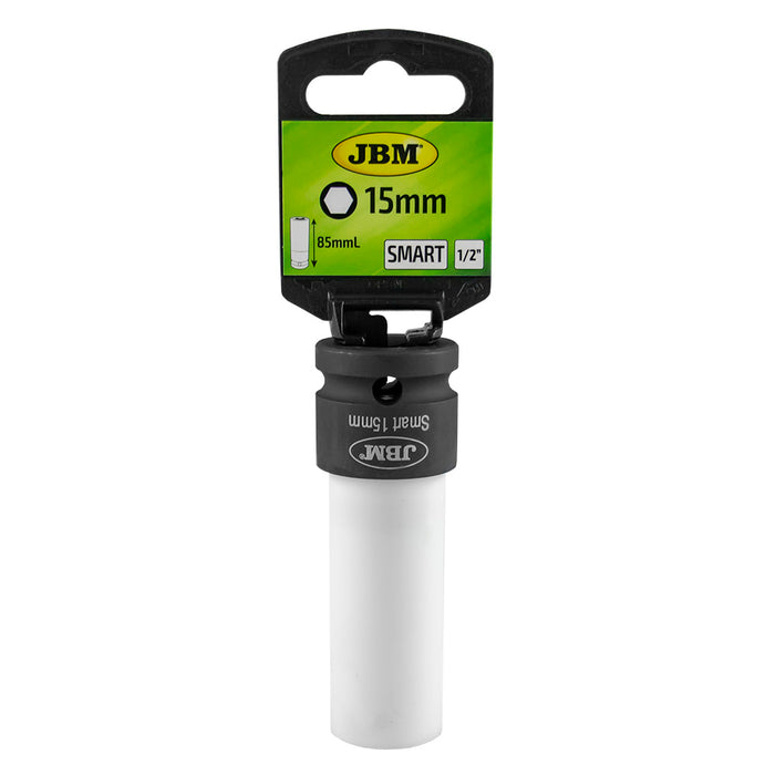 VASO DE IMPACTO DE 1/2" PARA LLANTA DE ALEACIÓN 15MM - SMART