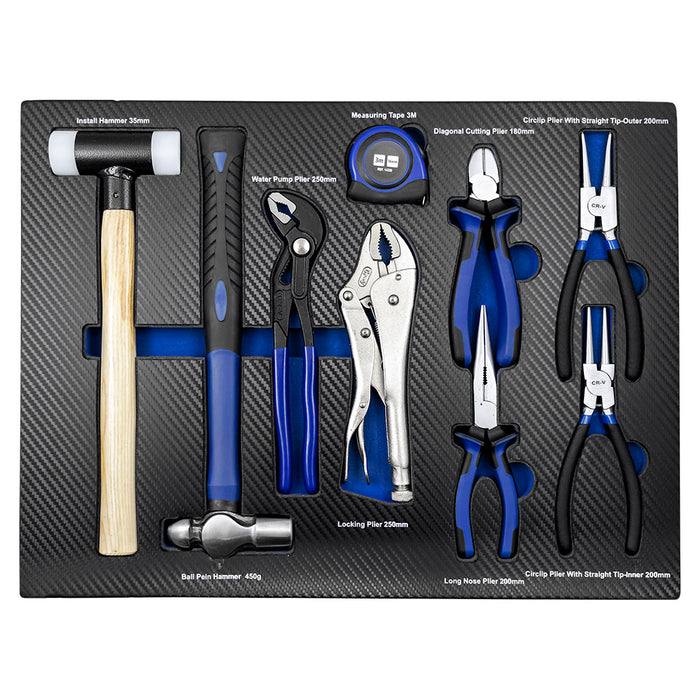 SET DE 4 MODULOS EVA CARBONO PARA CARRO DE HERRAMIENTAS - AZUL