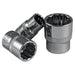 VASO CORTO 12 CANTOS 3/8" DE 15MM - CROMADO
