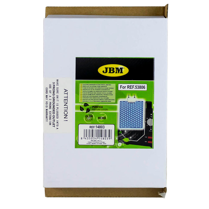 PLATE FOR PORTABLE OZONE GENERATOR 20000 MG/H (REF. 53806)