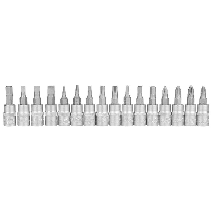 CAJA DE VASOS PUNTA DE 1/4" (16 PIEZAS)