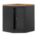 ARMARIO ESQUINERO CON TABLERO DE MDF - NEGRO