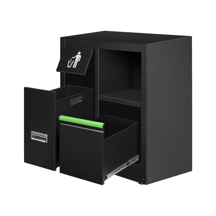 MÓVEL COM 3 GAVETAS COM SUPORTE PARA ROLO DE PAPEL