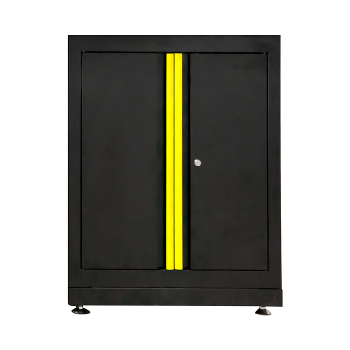 MODULAR FURNITURE SET (13PCS) - SET WITH TWO-DOOR WARDROBE (REF.18105) - YELLOW