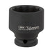 VASO DE IMPACTO CORTO DE 12 CANTOS - 1/2" 36MM