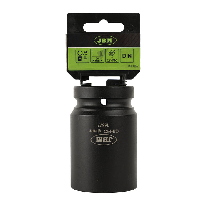 VASO DE IMPACTO LARGO HEX. 1" 41MM