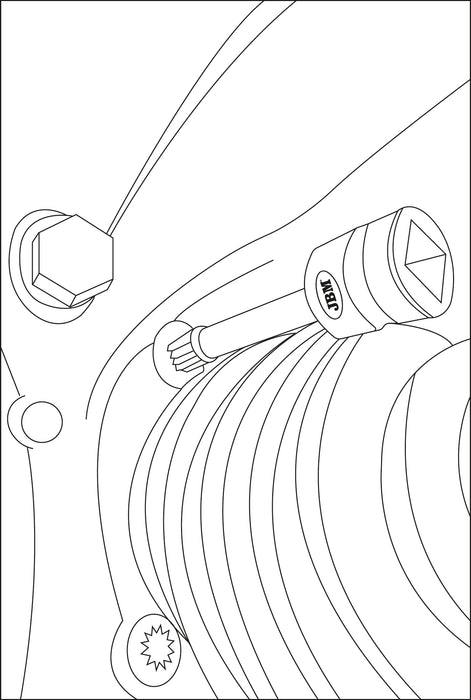 1/2" VASO DE IMPACTO ESPECIAL PARA TORNILLOS SPLINE (XZN) M12 (115MM)
