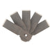 5 CUCHILLAS 12MM RECTAS/ANCHO PARA REF. 54505