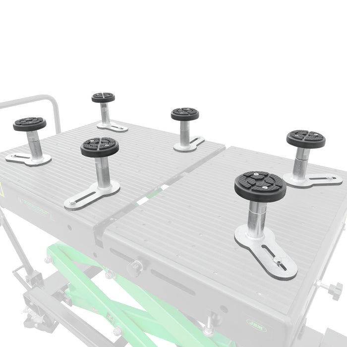 JEU DE 6 SUPPORTS POUR TABLE ÉLÉVATRICE HYDRAULIQUE 54386