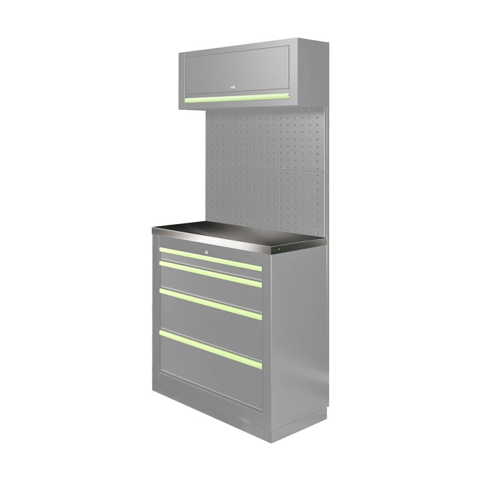 PLAN DE TRAVAIL EN INOX 680X500X38MM (RÉF.16627/16628/16500)