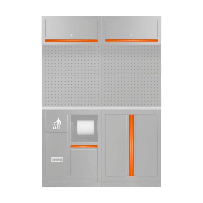 SET DE TIRADORES PARA SERIE527 - NARANJA