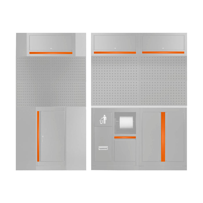 HANDLE SET FOR 518 SERIES - ORANGE