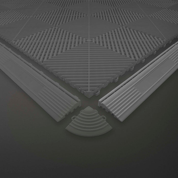 PACK 20 PERFIL GRIS PARA BALDOSAS DE PP (MACHO)