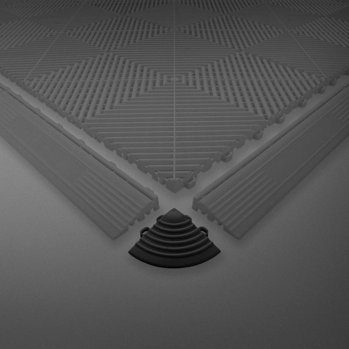 PACK 10 ESQUINERO NEGRO PARA BALDOSAS DE PP