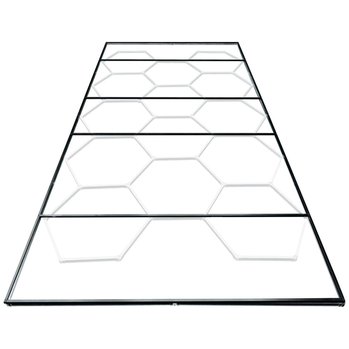 SET DE LUCES LED HEXAGONALES PARA TECHO CON KIT DE CABLE METÁLICO PARA COLGAR
