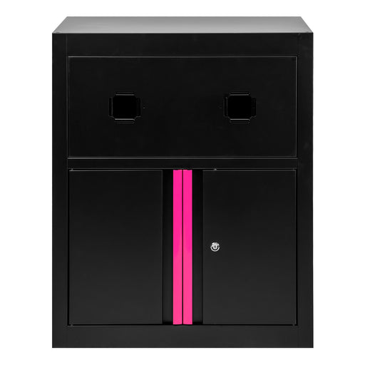 ARMARIO CON CARRETES DE AIRE COMPRIMIDO Y ELÉCTRICO - ROSA