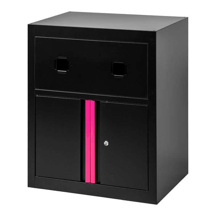 ARMARIO CON CARRETES DE AIRE COMPRIMIDO Y ELÉCTRICO - ROSA