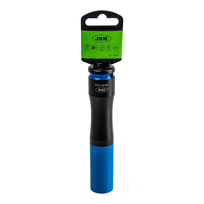 VASO DE IMPACTO 1/2" EXTRALARGO 17MM ESPECIAL RUEDAS