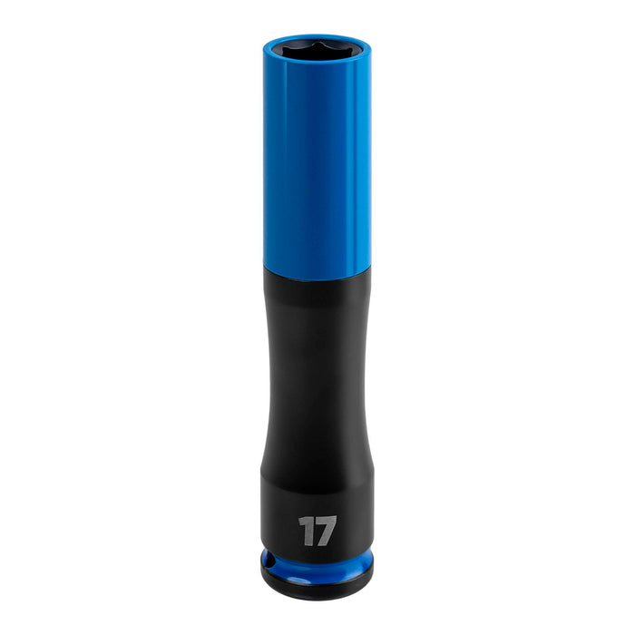 VASO DE IMPACTO 1/2" EXTRALARGO 17MM ESPECIAL RUEDAS