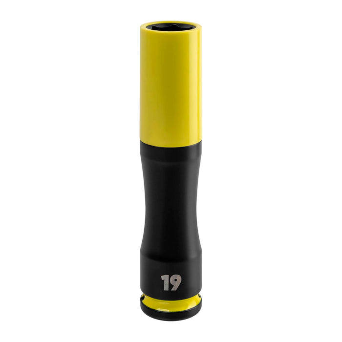 VASO DE IMPACTO 1/2" EXTRALARGO 19MM ESPECIAL RUEDAS