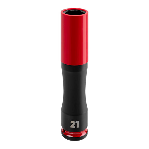 VASO DE IMPACTO 1/2" EXTRALARGO 21MM ESPECIAL RUEDAS