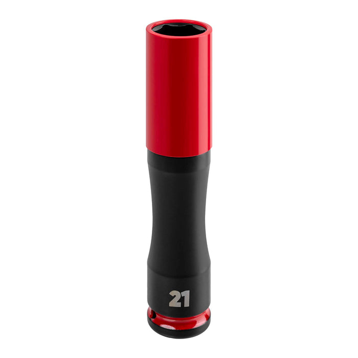 VASO DE IMPACTO 1/2" EXTRALARGO 21MM ESPECIAL RUEDAS