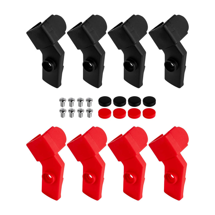 SET DE PROTECCIONES NEGRO-ROJO PARA PINZAS DE CABLE DE ARRANQUE