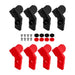 SET DE PROTECCIONES NEGRO-ROJO PARA PINZAS DE CABLE DE ARRANQUE