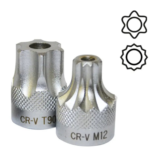 PUNTA DE 1/2" TORX INVIOLABLE T90