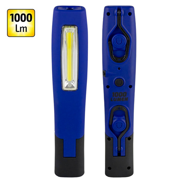 PORTÁTIL DE TALLER CON BASE IMANTADA ARTICULADA 1000LM