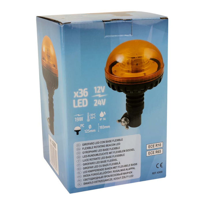 GIROFARO LED 12-24V BASE FLEXIBLE