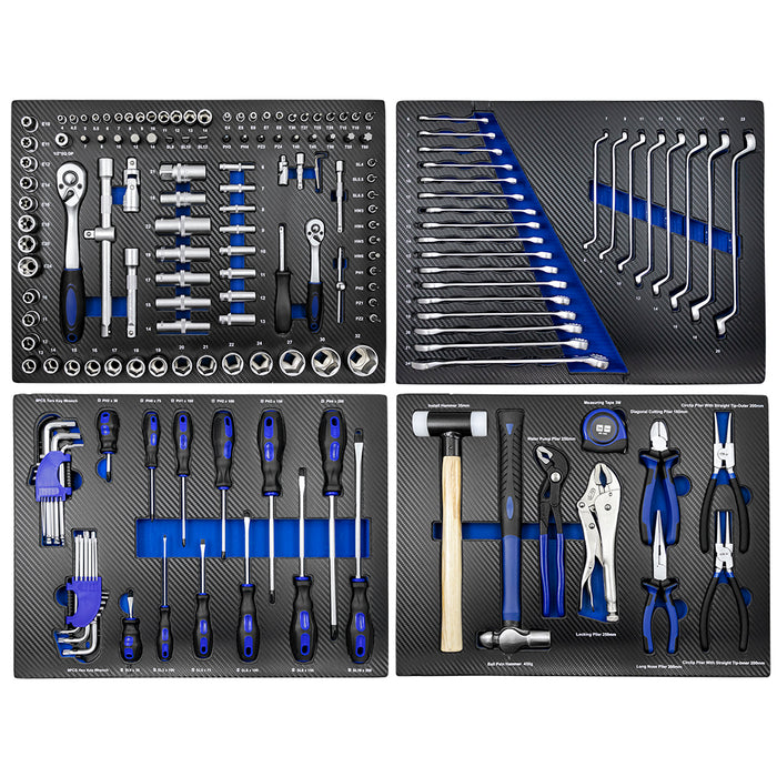 BLUE FURNITURE SET (18 PCS) + SET OF 4 BLUE CARBON EVA MODULES