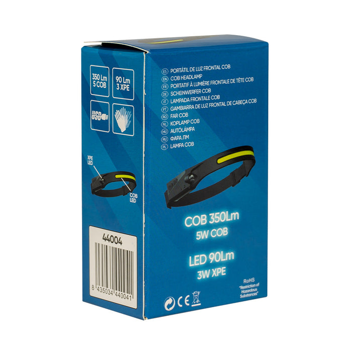 PORTÁTIL DE LUZ FRONTAL COB