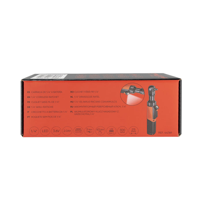 CARRACA DE 1/4” 3,7V CON CARGADOR