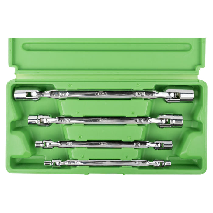 ESTUCHE CON 4 LLAVES DE VASO ARTICULADAS TORX