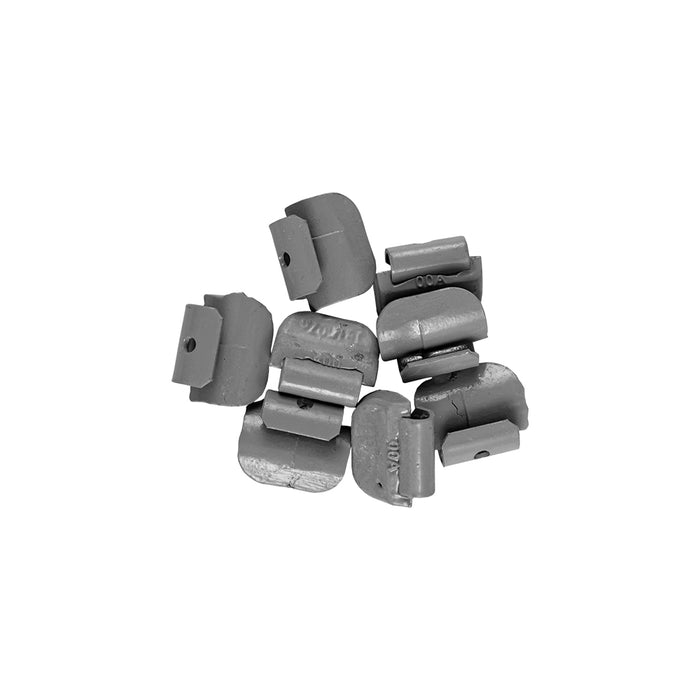 LOTE 100 UNIDADES CONTRAPESA-ZINC-GRAPA-10GR.-ESPECIA