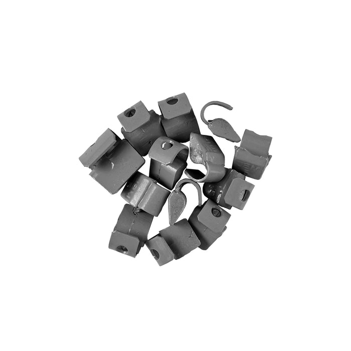 LOTE 100 UNIDADES CONTRAPESA-ZINC-GRAPA-05GR.-ESPECIA