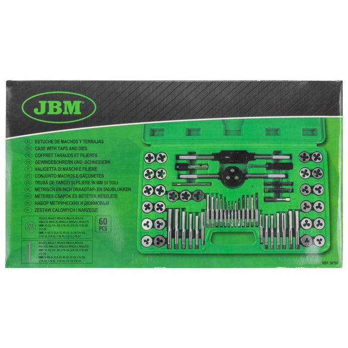 ESTUCHE METRICO 60 PZA MACHO Y TERR