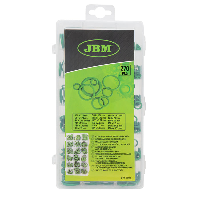 ESTUCHE DE JUNTAS TÓRICAS PARA AACC 270PCS