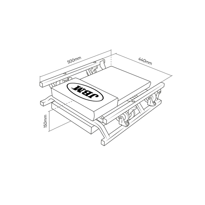 FOLDING METAL STRETCHER